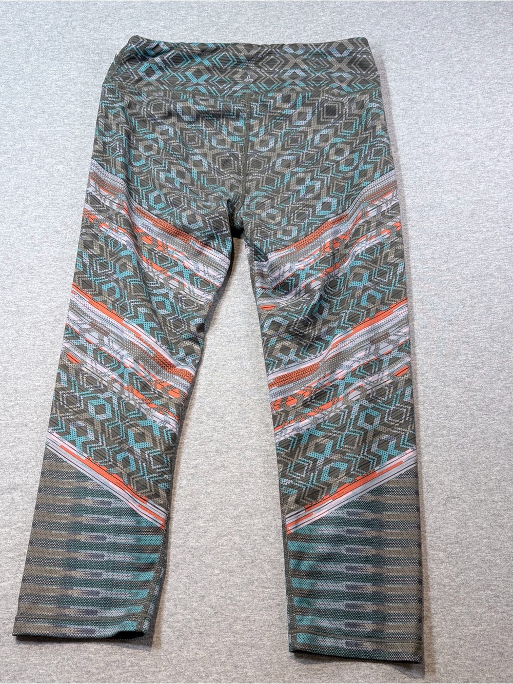 prAna Aztec Pattern Yoga Legging Pants Womens S Boho Mid Rise Comfy Trendy - Picture 7 of 9
